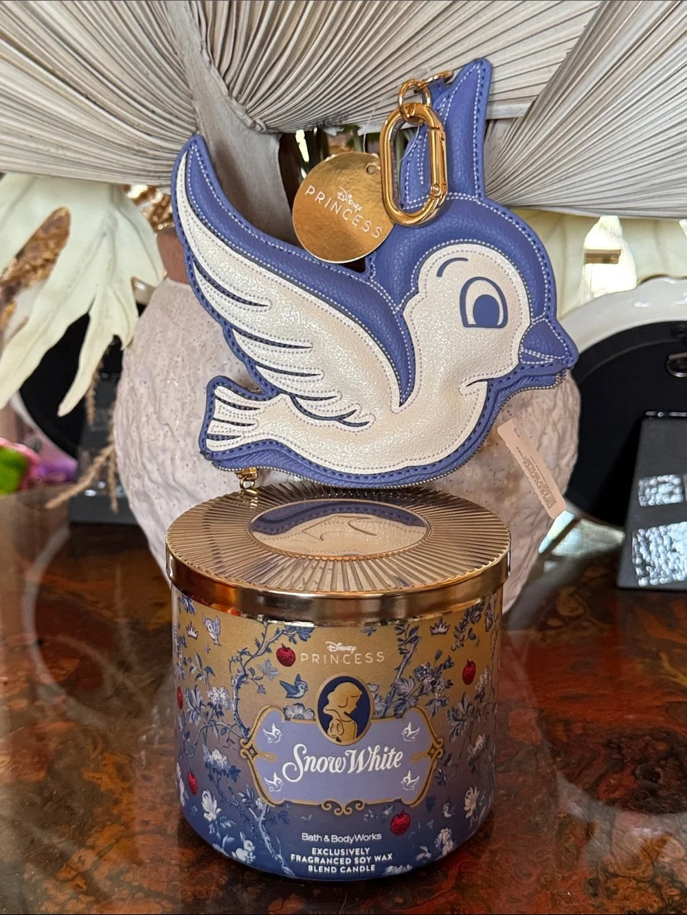 Disney Snow White Bird Bag Change Clip & 3 Wick Candle